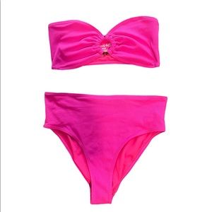 Cabana Del Sol hot pink bikini